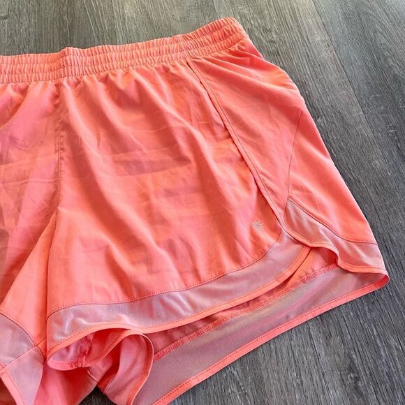 Athleta Mesh Racer Run Short 4" Pink Peach - Size: 2X - Picture 6 of 8